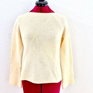 90s cashmere belle sleeve Sweater